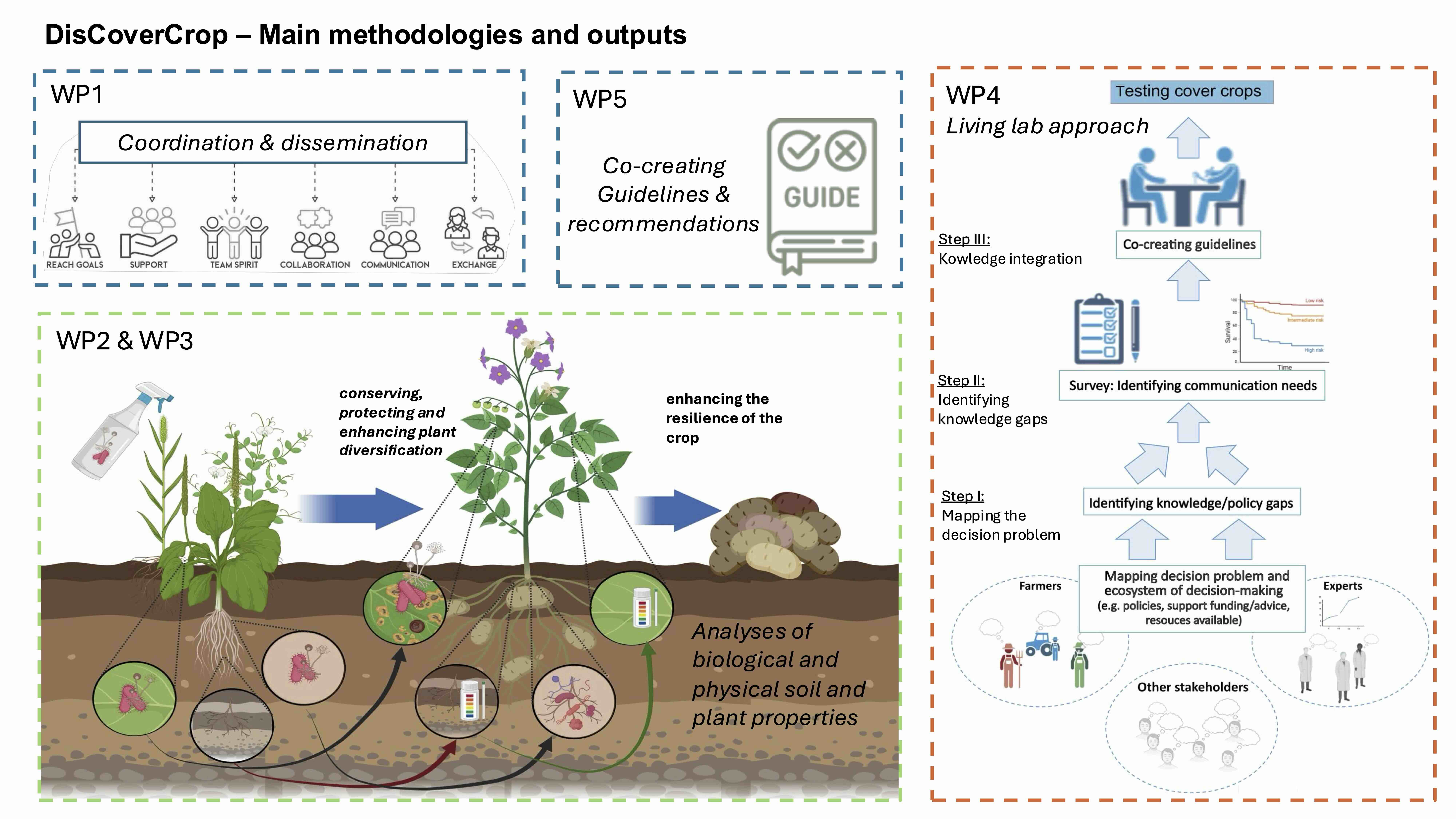 DisCoverCrop Work Package Overview